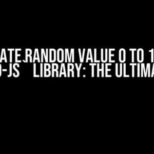 Generate Random Value 0 to 1 Using `crypto-js` Library: The Ultimate Guide