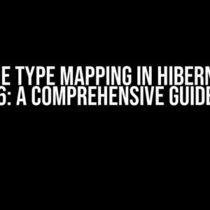 Joda-time Type Mapping in Hibernate ORM 6: A Comprehensive Guide