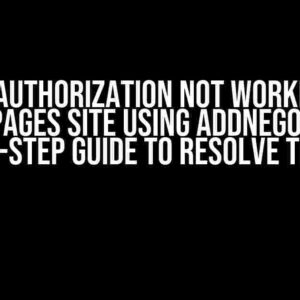 Roles Authorization not working for Razor Pages site using AddNegotiate: A Step-by-Step Guide to Resolve the Issue